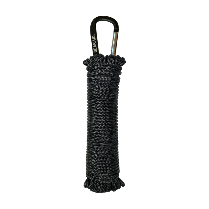 GEAR AID Paracord 325 - 15 m (Negro) sobre fondo blanco