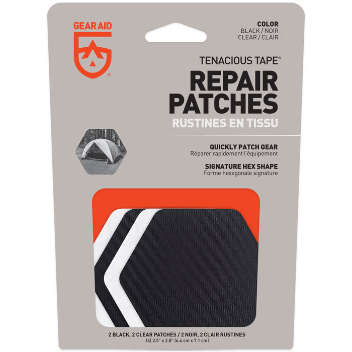 Tenacious Tape parches negros y transparentes
