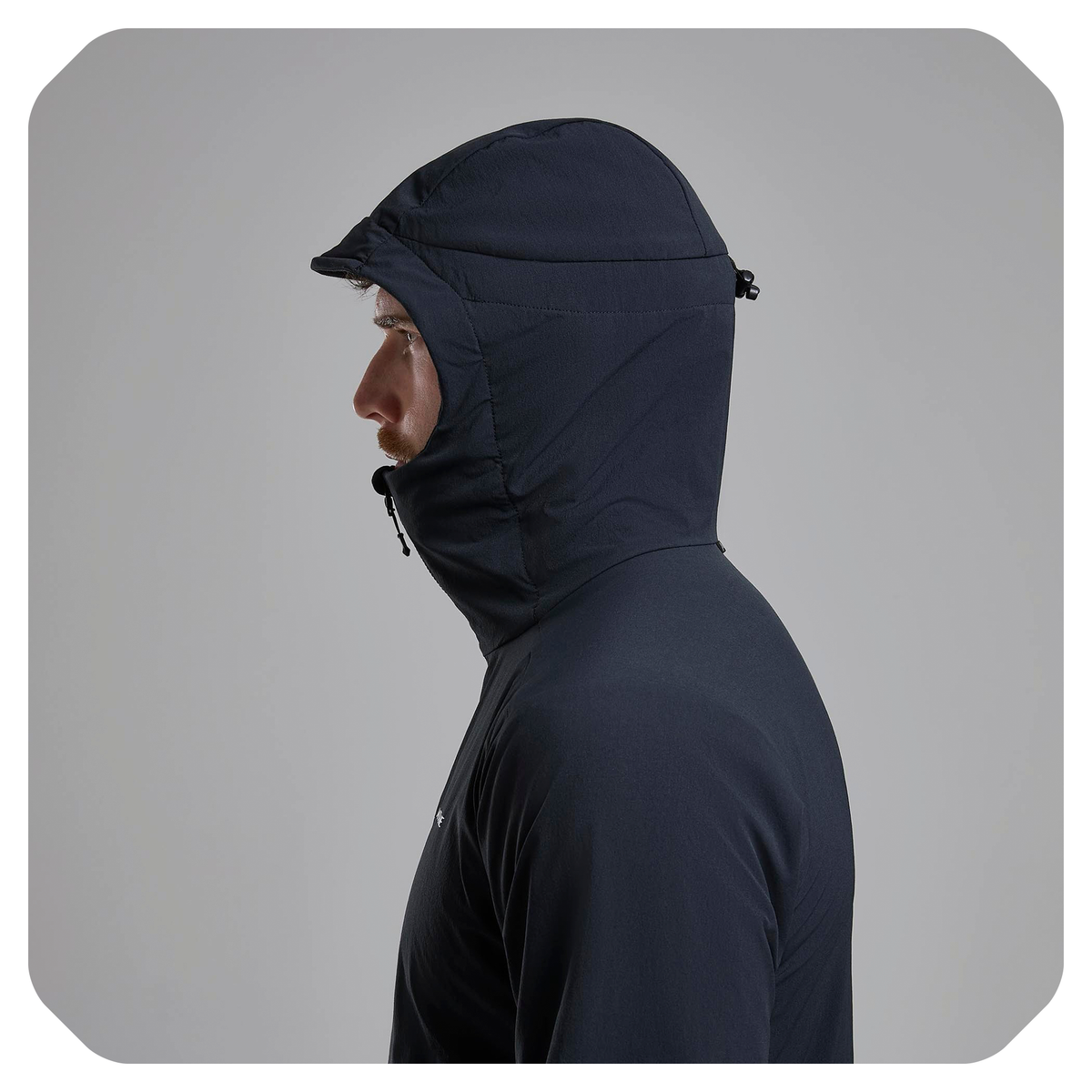 Khamsin Hooded Softshell Jacket (Negro)