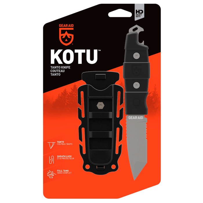 Cuchillo KOTU™ Tanto Survival Knife (Negro)