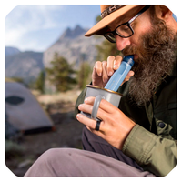 LifeStraw Peak Series Straw – Pajita Filtro de Agua (Negro)