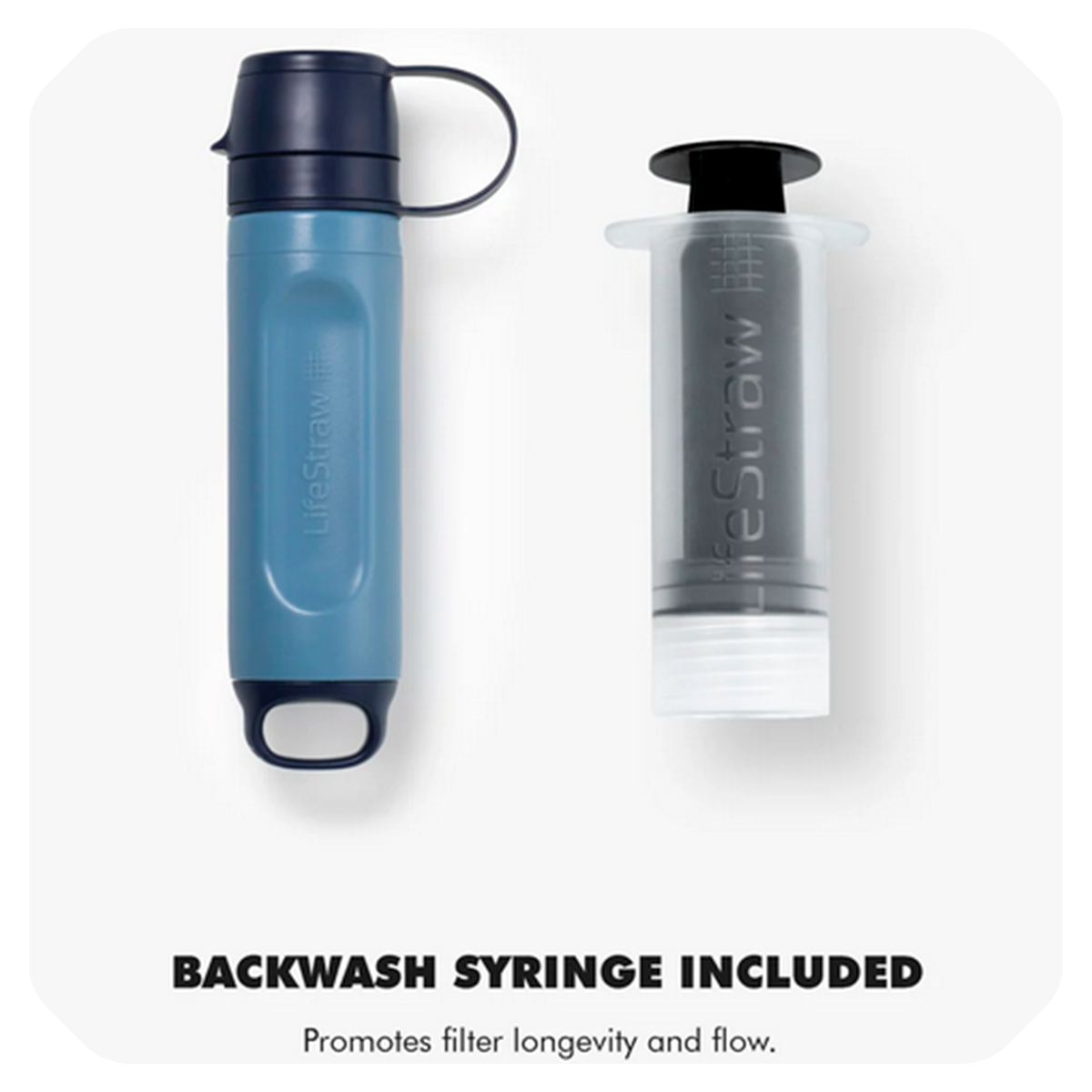 LifeStraw Peak Series Solo – Filtro de Agua Ultraligero (Azul)