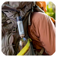 LifeStraw Peak Series Solo – Filtro de Agua Ultraligero (Azul)