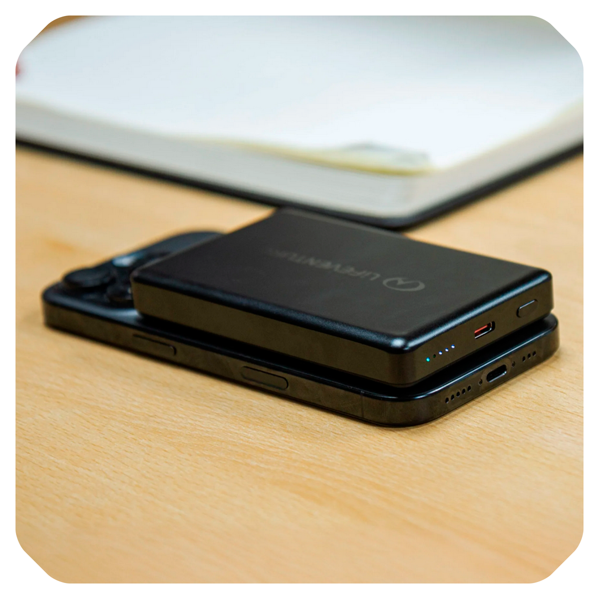 Lifeventure Magnetic Wireless Power Bank 10.000mAh (15W) — Powerbank magnética MagSafe