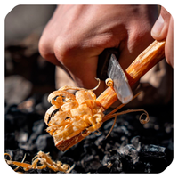 Cuchillo Swedish FireKnife Bio - Biopolímero (Verde)