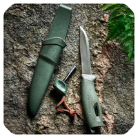 Cuchillo Swedish FireKnife Bio - Biopolímero (Verde)