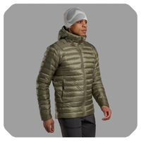 Anti-Freeze Hooded Down Jacket para hombre (Caper)