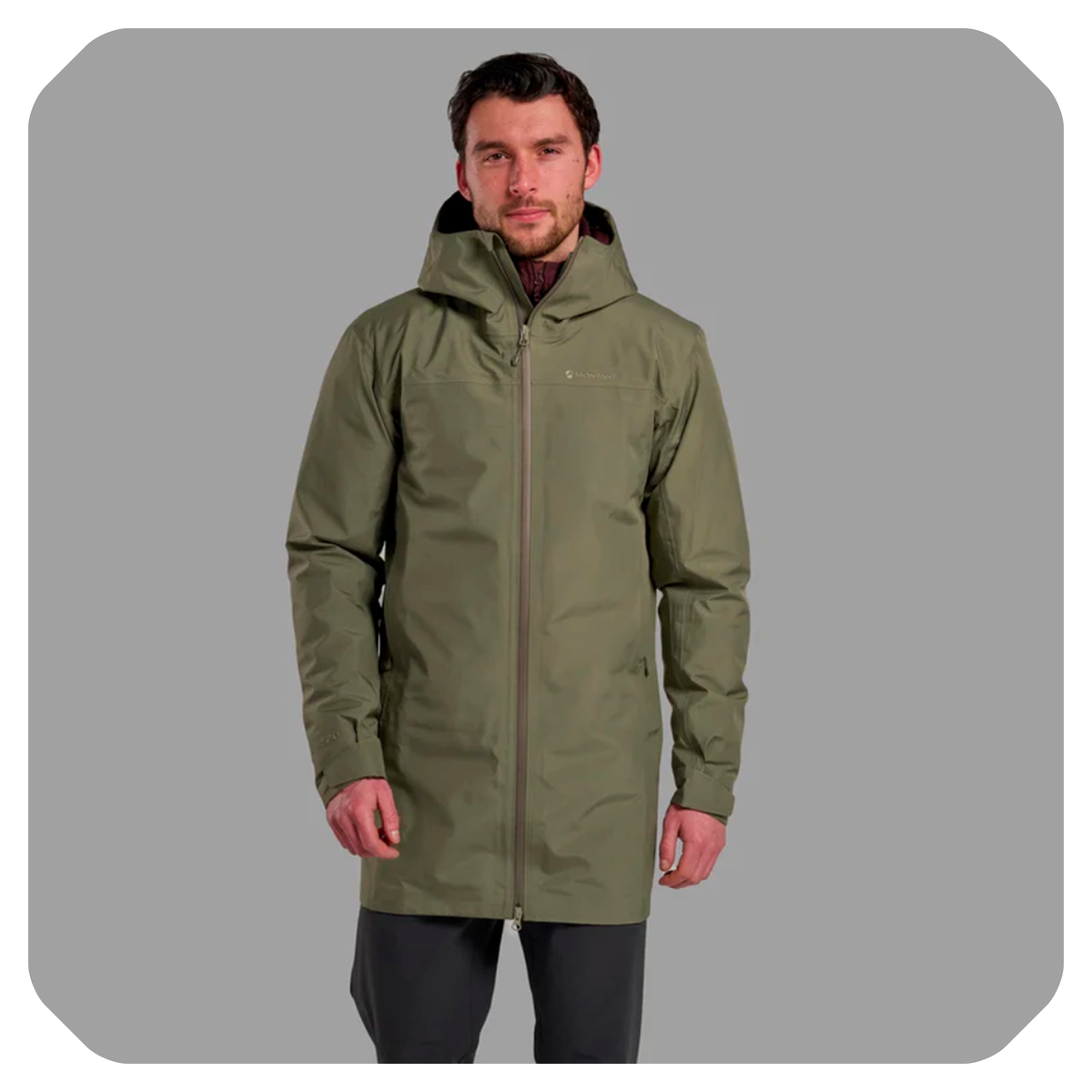 Montane Spirit Long Waterproof Jacket – Gore-Tex (Verde)