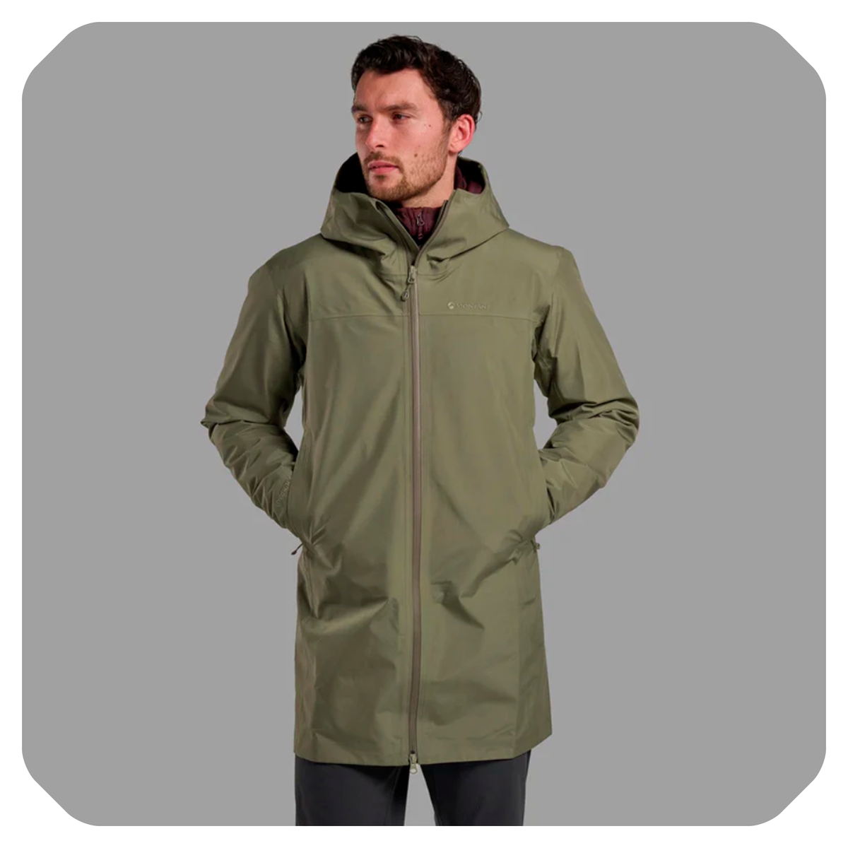 Montane Spirit Long Waterproof Jacket – Gore-Tex (Verde)