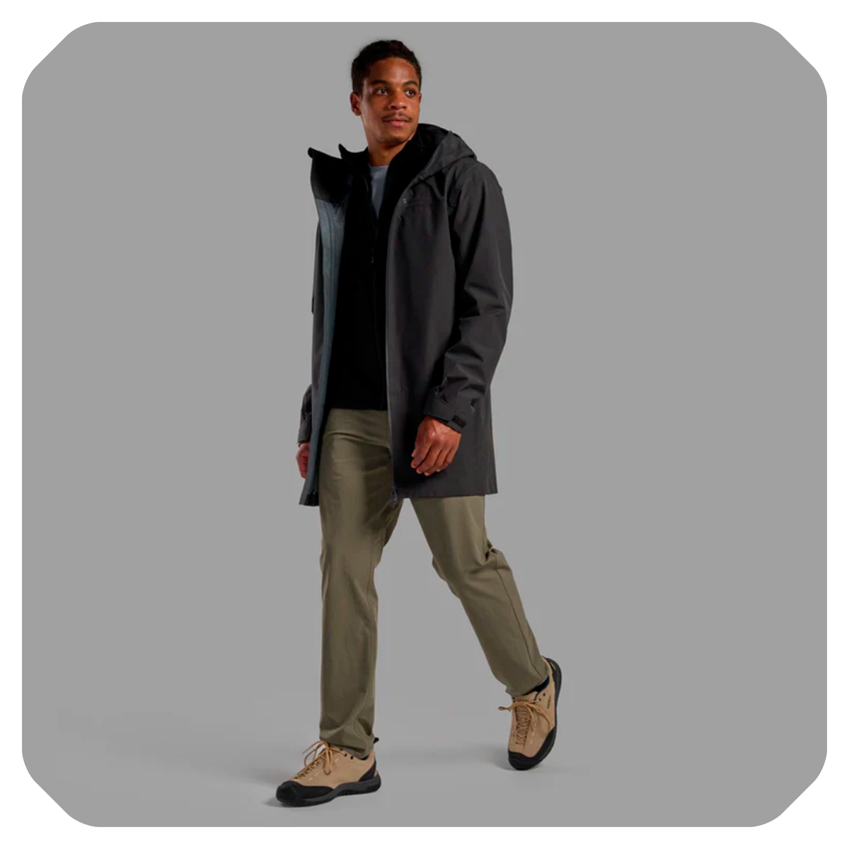 Montane Spirit Long Waterproof Jacket – Gore-Tex (Midnight Grey)