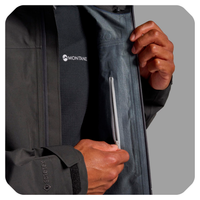 Montane Spirit Long Waterproof Jacket – Gore-Tex (Midnight Grey)