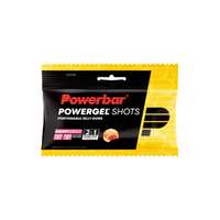 PowerGel Shots - Gominolas energéticas altas en carbohidratos - (Sabor Frambuesa) 60g