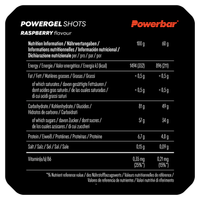 PowerGel Shots - Gominolas energéticas altas en carbohidratos - (Sabor Frambuesa) 60g