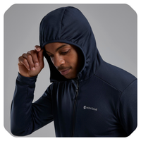 Protium Hooded Fleece Jacket (Eclipse Blue)