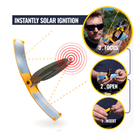 Solar Brother SunCase Gear – Encendedor Solar Ultraligero (Negro)