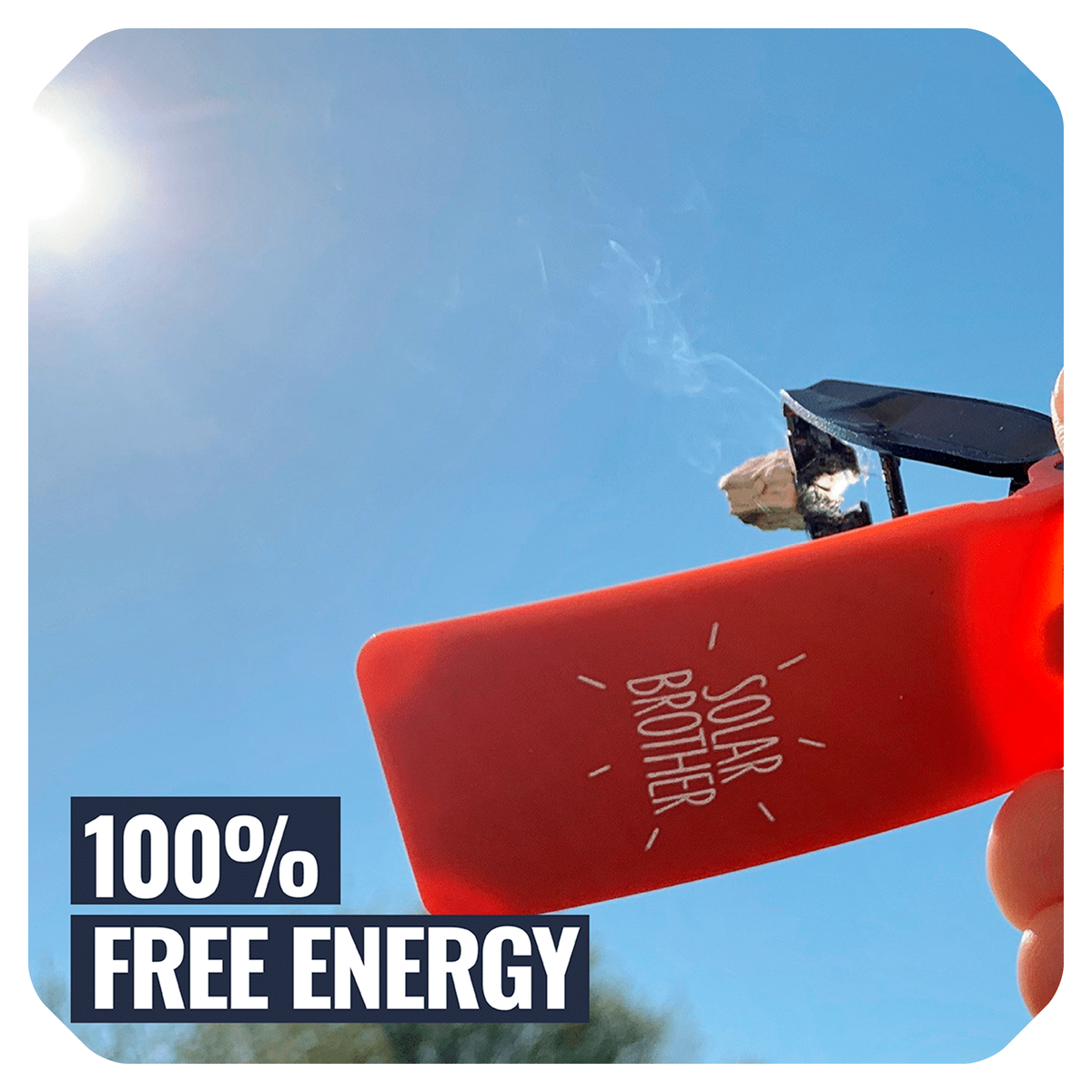 Solar Brother SunCase Gear – Encendedor Solar Ultraligero (Negro)