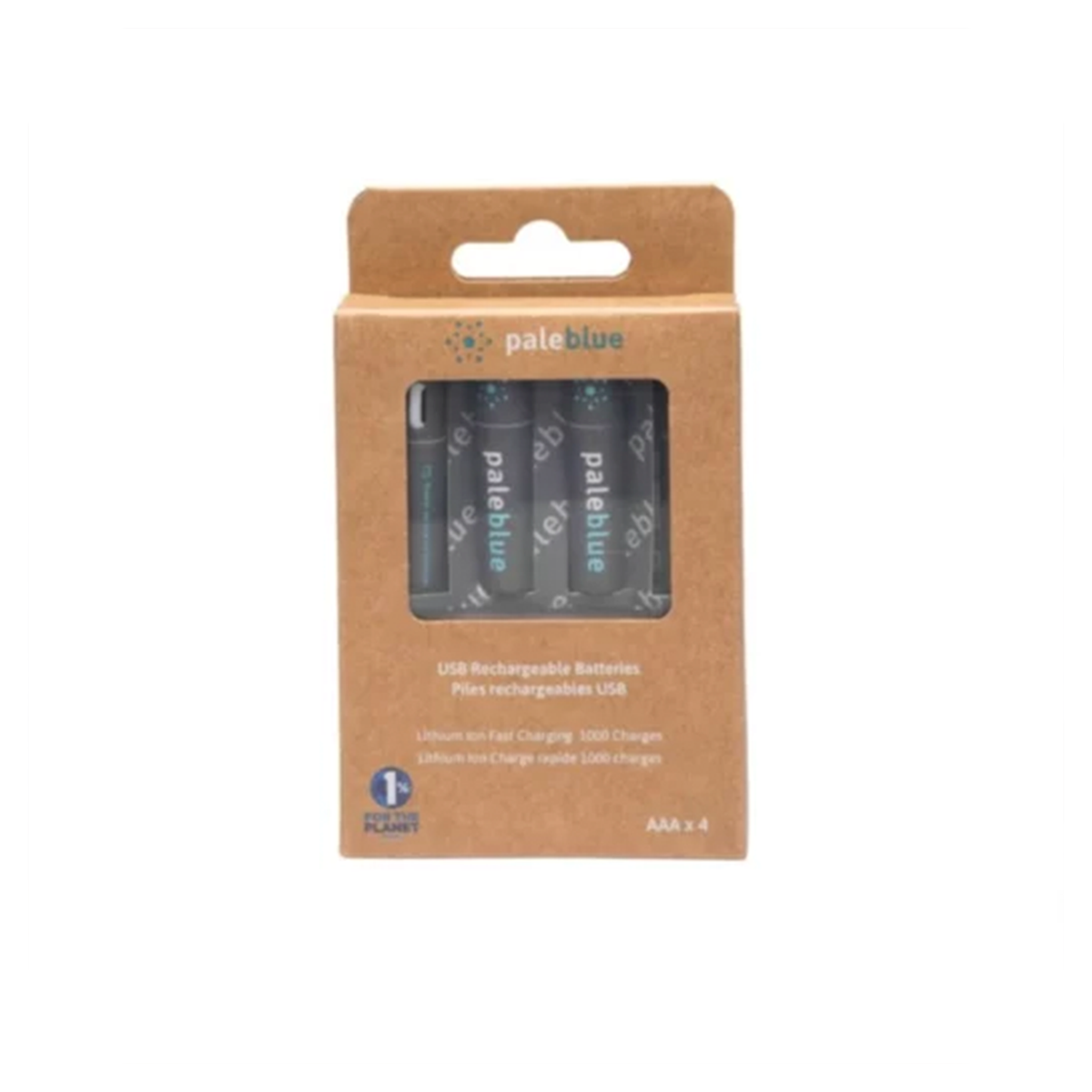 Pilas AAA/LR03 recargables USB 1.5V