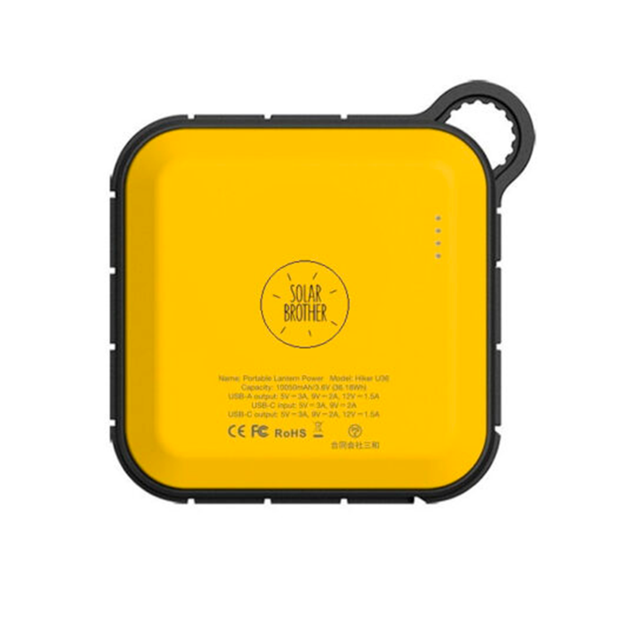 Linterna SunSun con power bank 10.000 mAh
