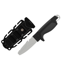 Cuchillo TANU™ Dive and Rescue Knife - Para Submarinismo (Gris)