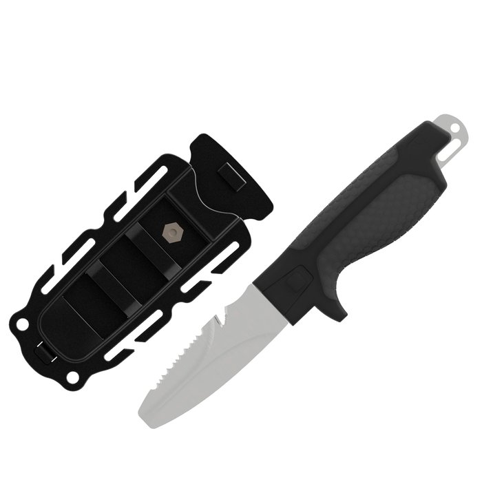 Cuchillo TANU™ Dive and Rescue Knife - Para Submarinismo (Gris)