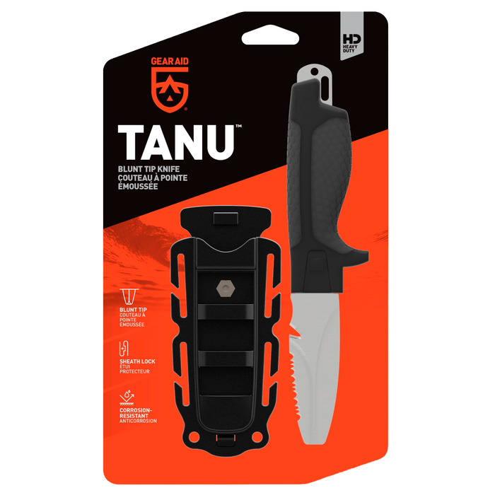 Cuchillo TANU™ Dive and Rescue Knife - Para Submarinismo (Gris)