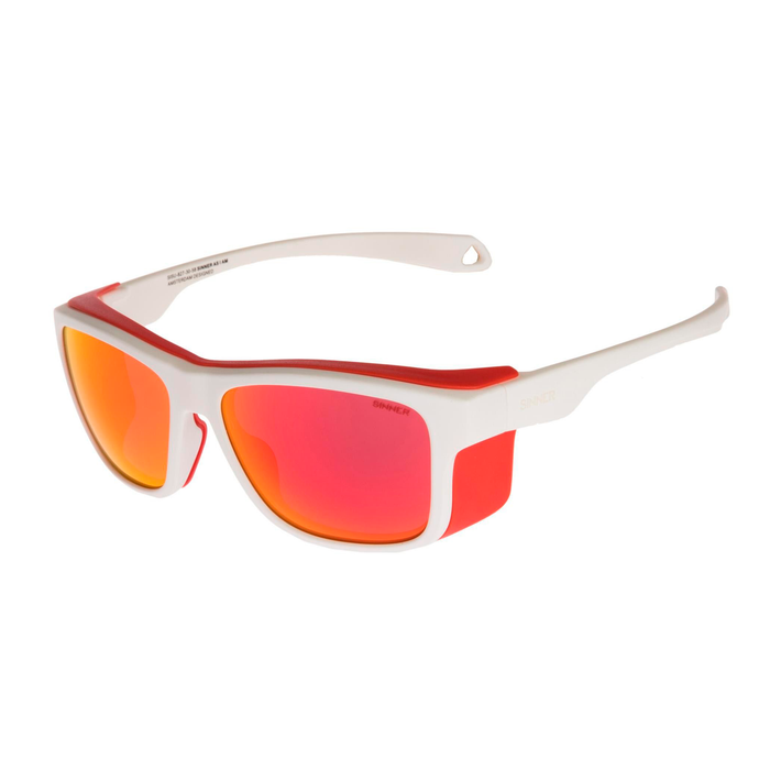SINNER Whitepass II (Blanco Nieve) — Gafas de sol para esquí con lente SINTRAST® Snow Cat. 3