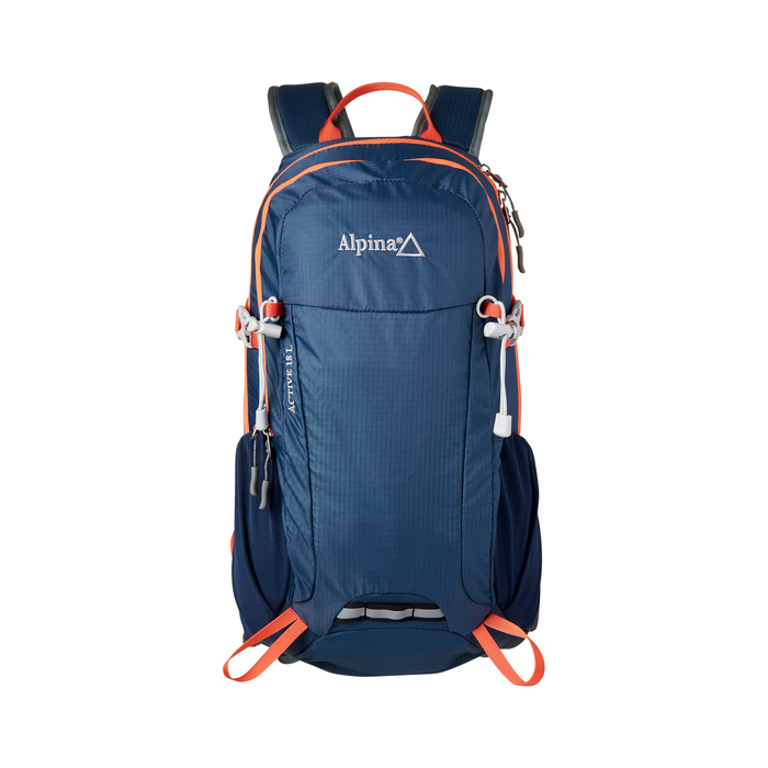 Mochila Active 18L azul, vista frontal