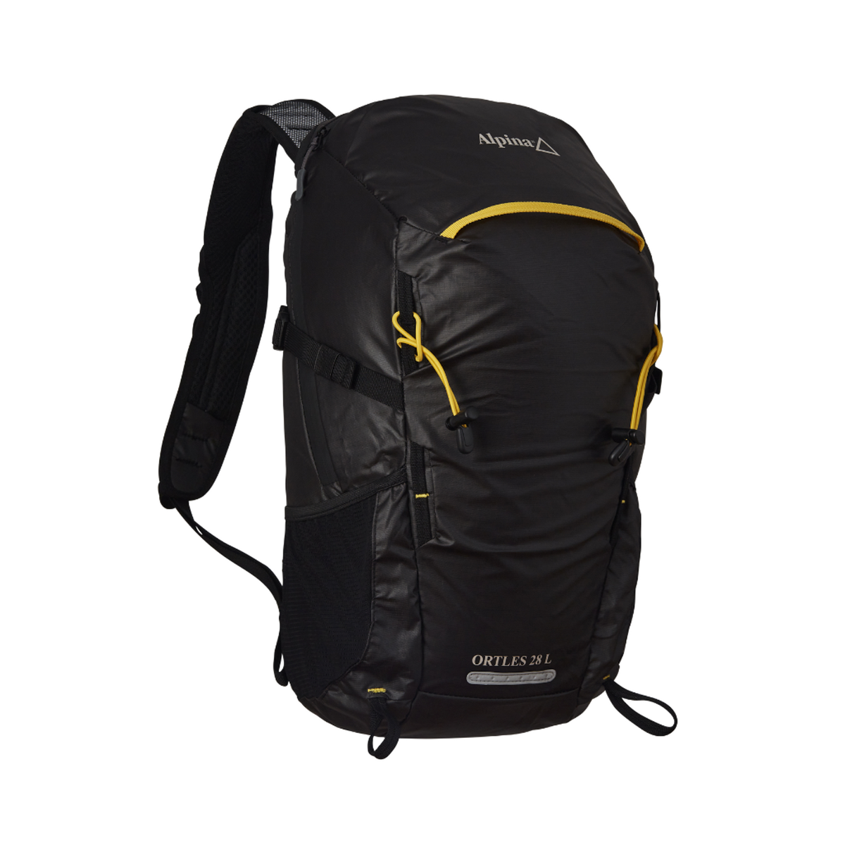 Mochila Ortles 28L negra y amarilla