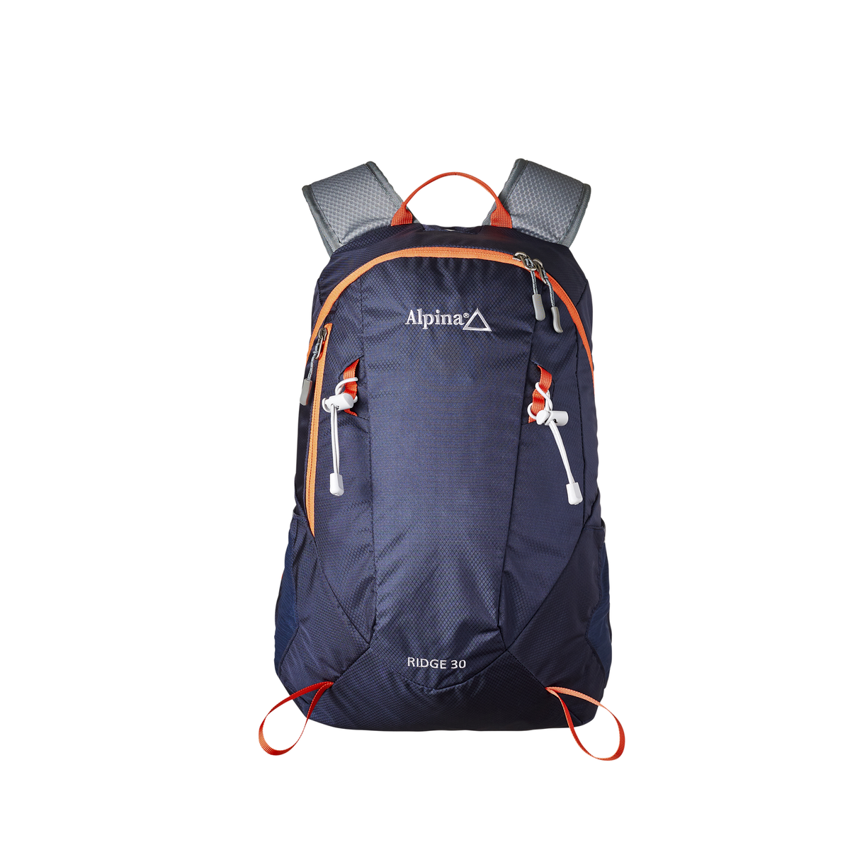Mochila Ridge 30L azul, vista frontal