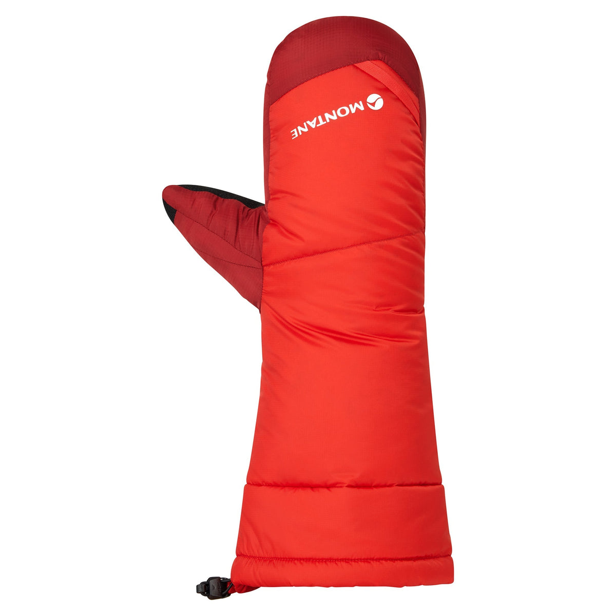 Apex Down Mitts Adrenaline Red, vista de uso