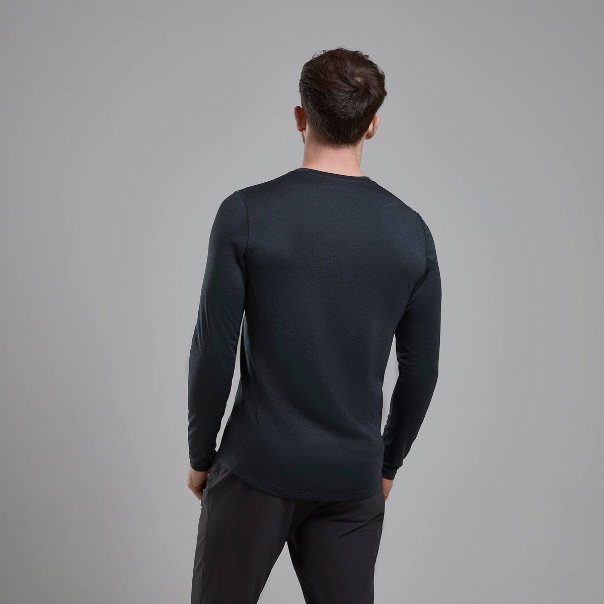 Montane Dart Long Sleeve Black para hombre, vista posterior