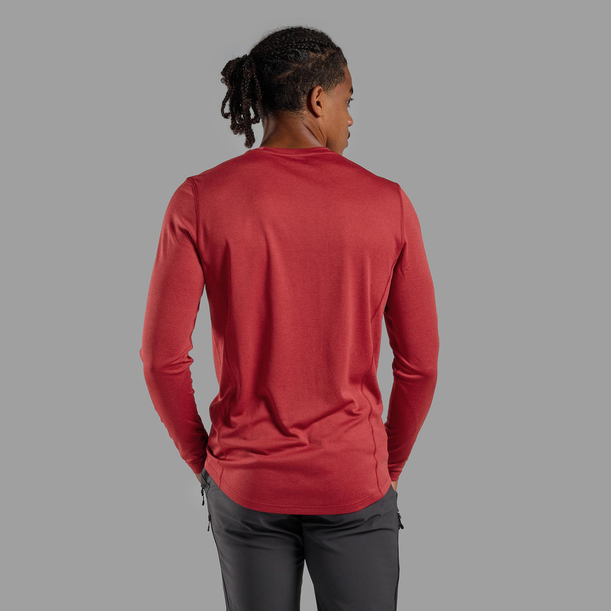 Montane Dart Long Sleeve Dark Maple para hombre, vista posterior