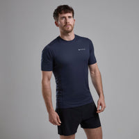 Dart Nano T-Shirt Eclipse Blue para hombre, vista de uso frontal