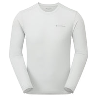 Dart Nano Long Sleeve T-Shirt para hombre en Platinum, vista frontal