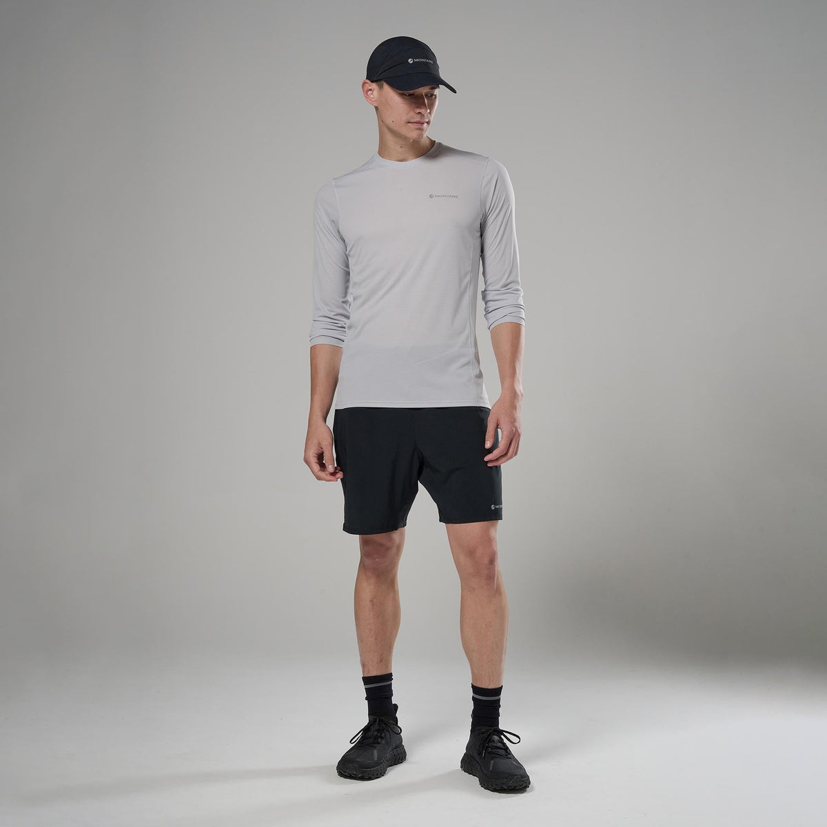 Dart Nano Long Sleeve T-Shirt Platinum para hombre, vista posterior