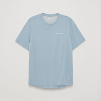 Camiseta técnica Dart para hombre en color Frost Blue, vista frontal