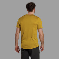Montane Dart T-Shirt Ginkgo Gold para hombre, vista posterior