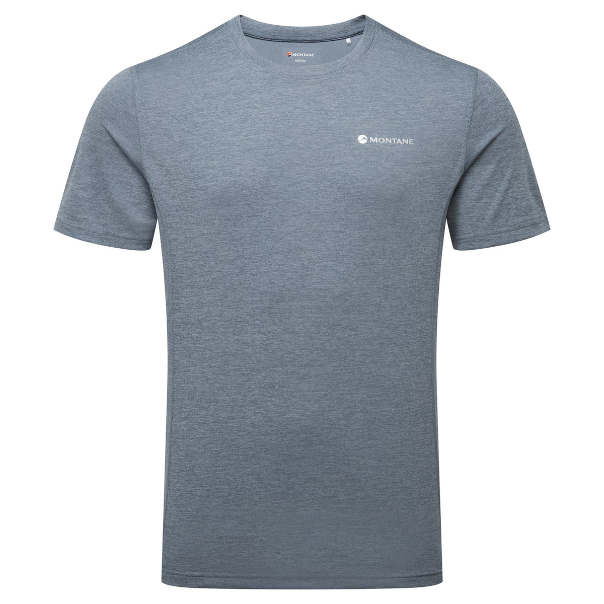 Camiseta técnica Dart para hombre en color Stone Blue, vista frontal