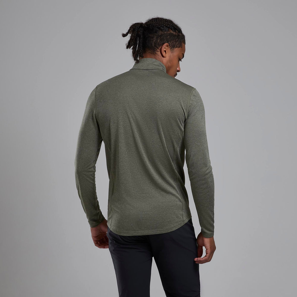 Montane Dart Zip Neck Caper para hombre, vista posterior