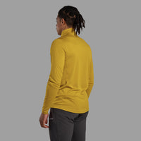 Montane Dart Zip Neck Ginkgo Gold para hombre, vista posterior