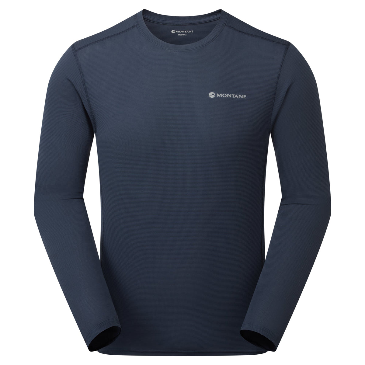 Dart Nano Long Sleeve T-Shirt para hombre en Eclipse Blue, vista frontal