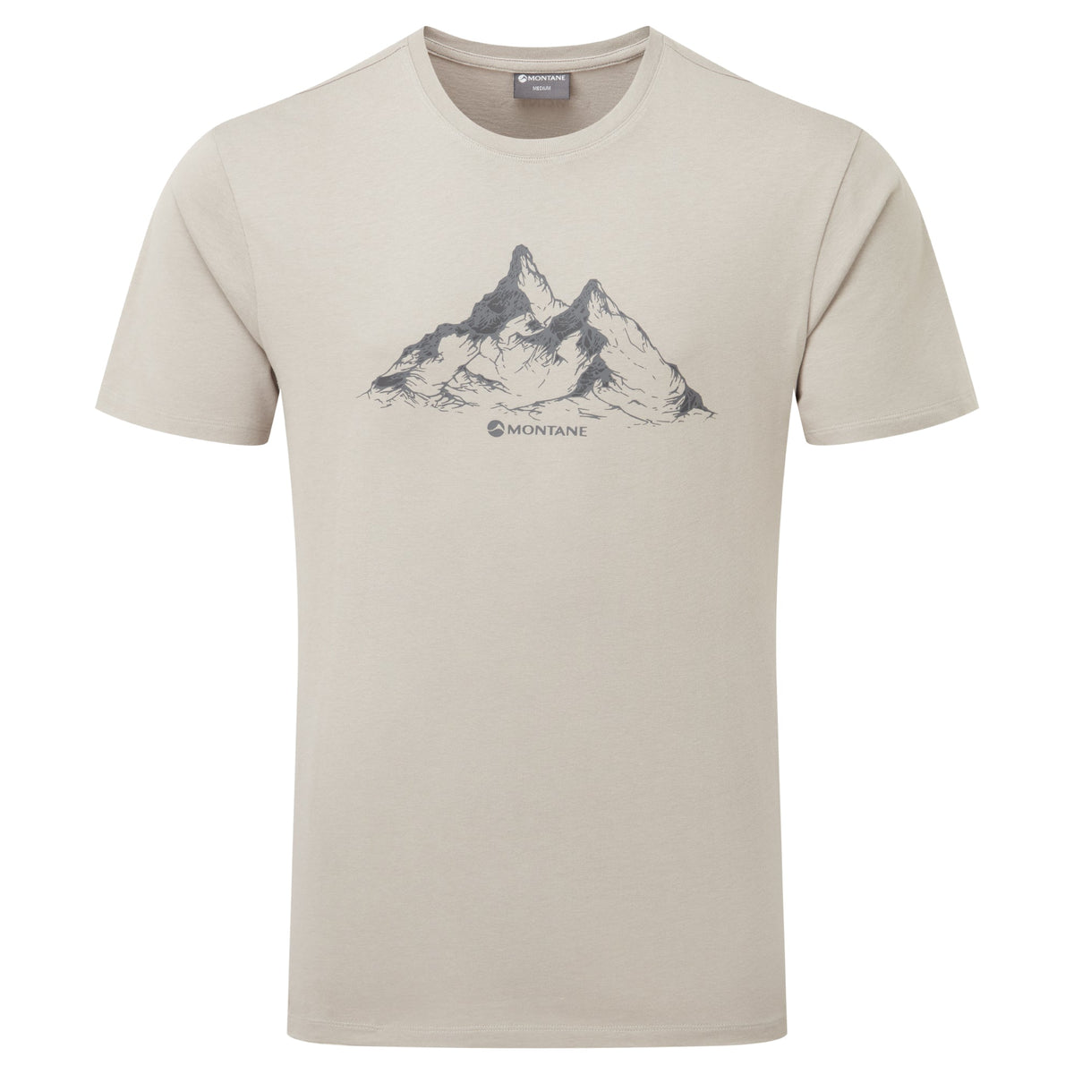Camiseta Dual Mountain para hombre en color Ridge, vista frontal