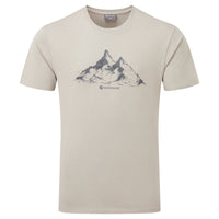 Camiseta Dual Mountain para hombre en color Ridge, vista frontal