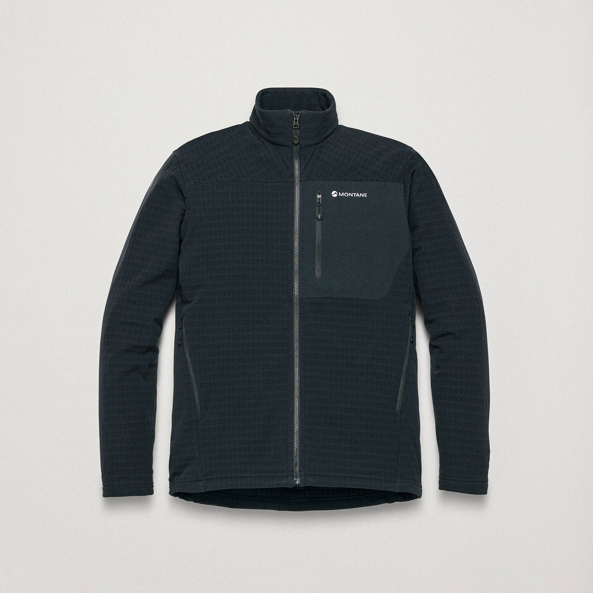 Montane Dura Fleece Jacket para hombre en color Black, vista frontal