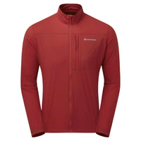Chaqueta cortavientos Montane Featherlite Jacket para hombre en Acer Red