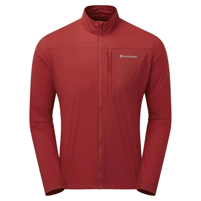 Chaqueta cortavientos Montane Featherlite Jacket para hombre en Acer Red