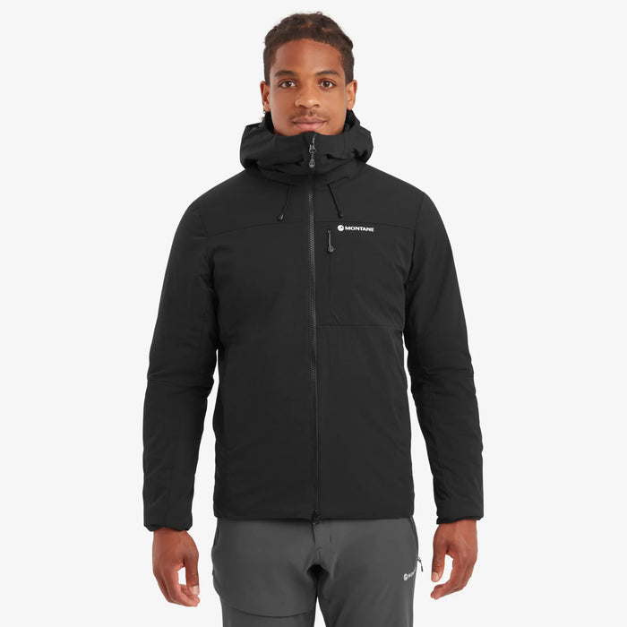 Fireball XT Hoodie para hombre en color Black, vista frontal