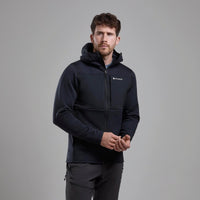Fury XT Hooded Fleece Jacket para hombre en Black, vista frontal