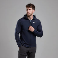 Fury XT Hooded Fleece Jacket para hombre en Eclipse Blue, vista frontal