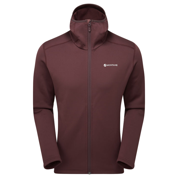 Chaqueta polar con capucha Montane Fury para hombre en color Dark Garnet